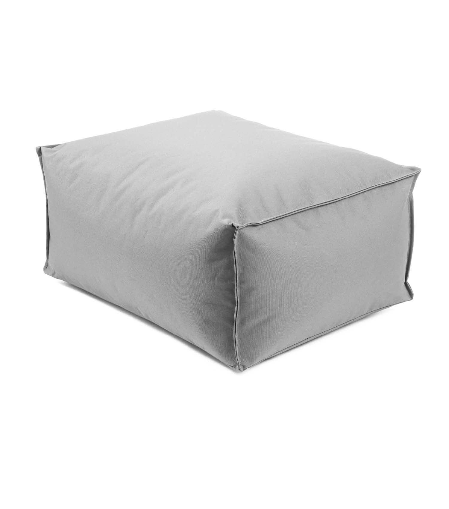 OUTDOOR POUF Der Ruhestifter - Grau, Textil (60/30/50cm) - Mokebo