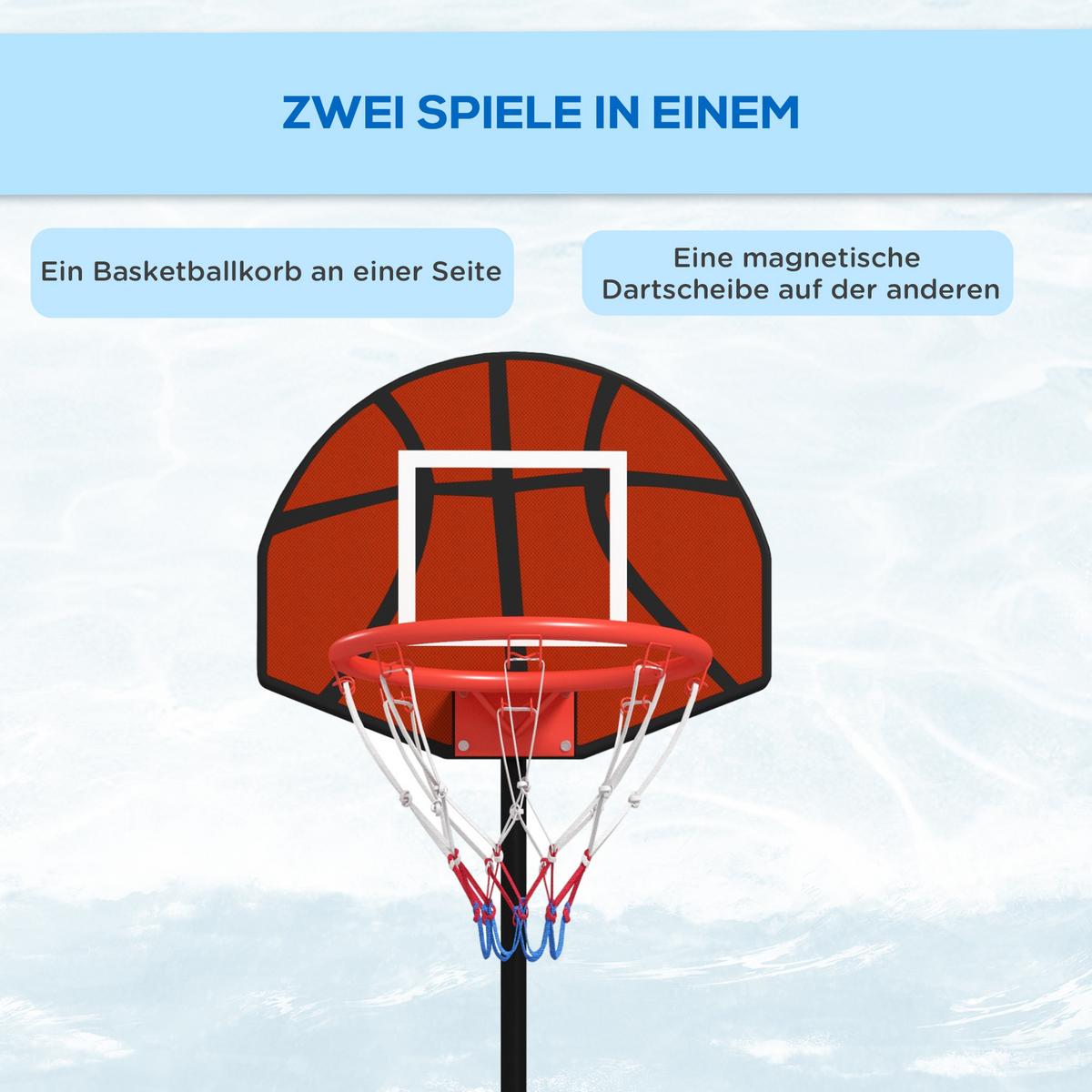 BASKETBALLKORB - Braun, Metall (38/38cm) - SPORTNOW
