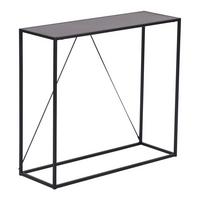 KONSOLENTISCH Austevoll - Schwarz, Metall (30/90/80cm) - [en.casa]