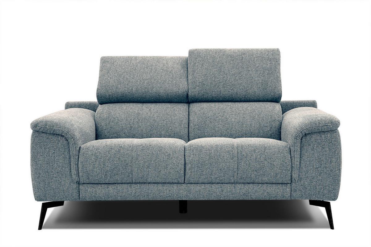 SOFA FIERO 2-Sitzer, mintgrün - Schwarz/Mintgrün, Holzwerkstoff/Textil (170/82/103cm) - Wozimo