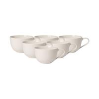 FRÜHSTÜCKSTASSEN For Me weiß 300 ml 6er Set - Weiß, Keramik (0.3L) - Villeroy & Boch