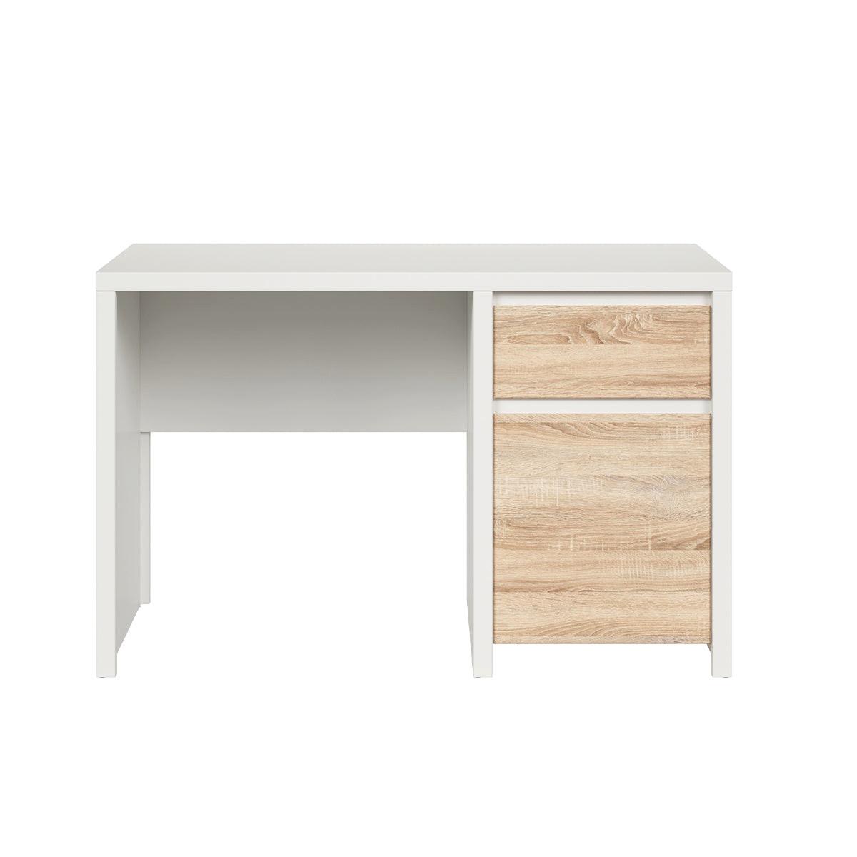 SCHREIBTISCH Soren Holz und Weiß - Weiß, Holzwerkstoff (120/65/77cm) - Petits-meubles