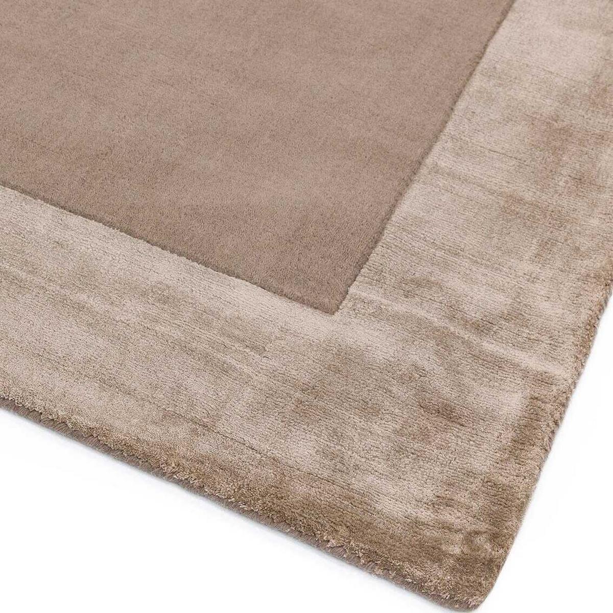 WOLLTEPPICH handgewebt TYNE, mit Bordüre, Beige, 160 x 230 cm - Beige, Textil (230/160cm) - KADIMA DESIGN