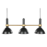 HÄNGELEUCHTE Beles 20/82/107 cm - Schwarz, Metall (20/82/107cm) - Beliani