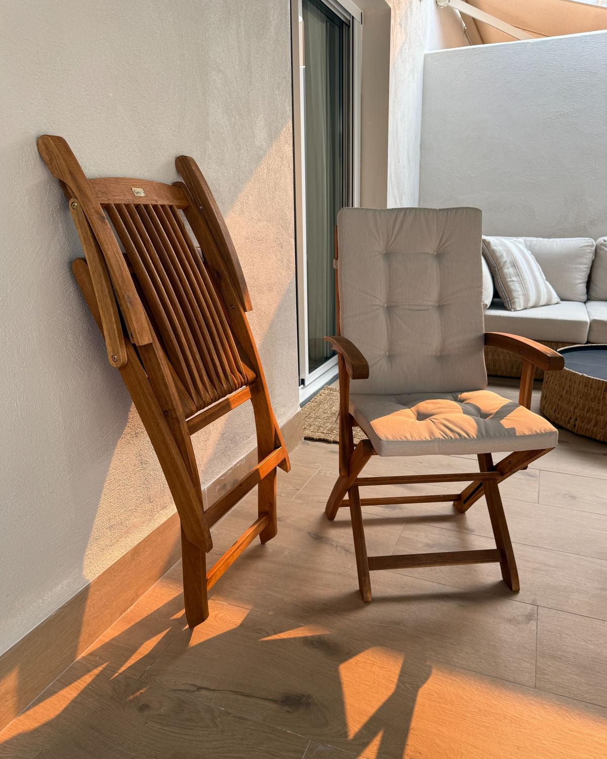 GARTENMÖBEL-SET 8-Sitzer Hellbeige Akazienholz Maui Premium - Beige, Holz - Beliani