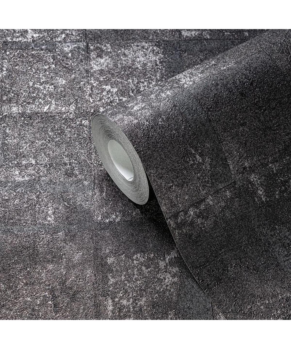 VLIESTAPETE Schwarz 53/1005 cm - Schwarz, Textil (53/1cm) - KUNSTLOFT