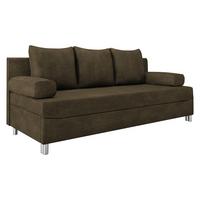 SCHLAFSOFA Dover - Chromfarben/Nussbaumfarben, Holz/Kunststoff (192/86/80cm) - MIRJAN24