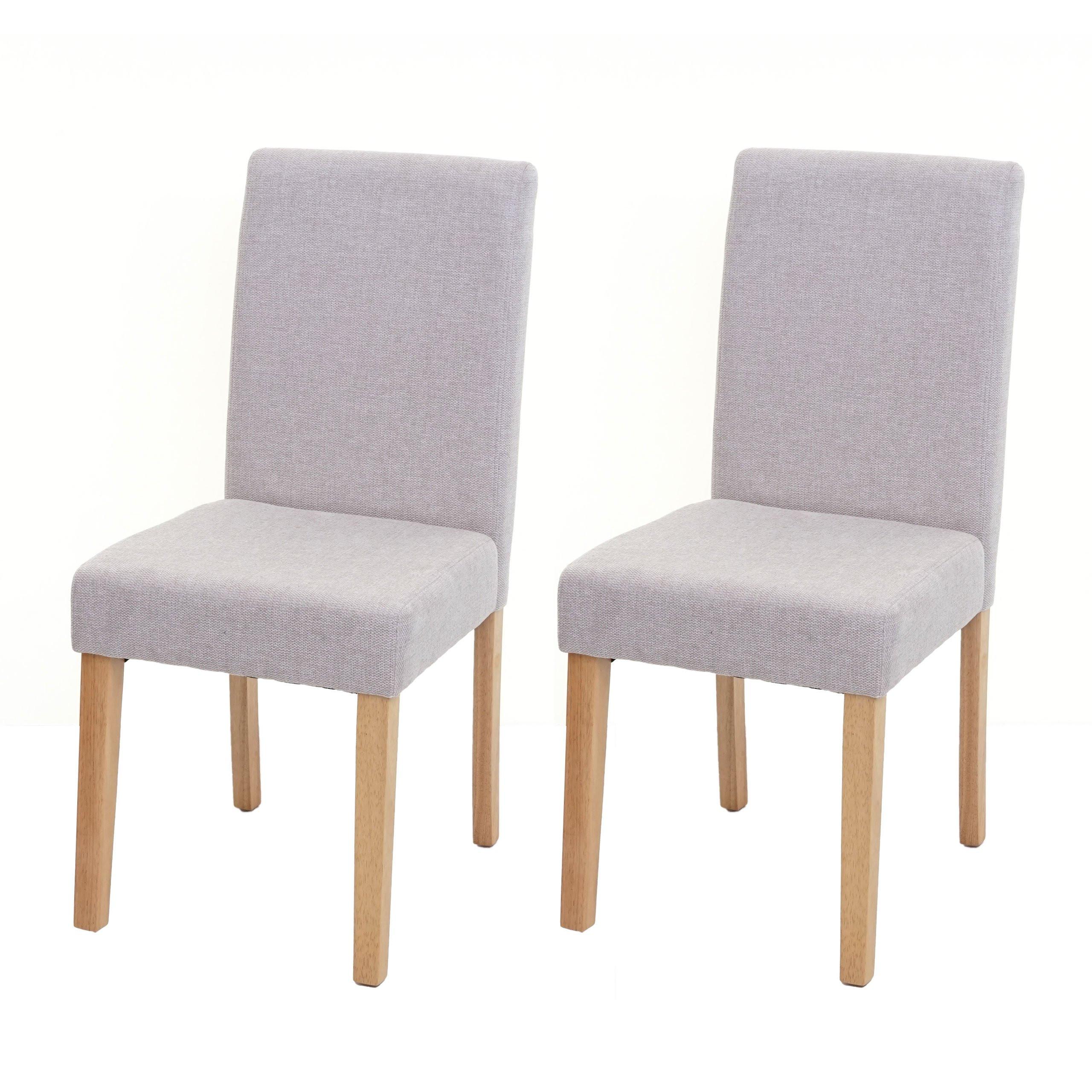 ESSZIMMERSTUHL Beige, Braun 2er-Set - Beige/Braun, Textil (43/90/56cm) - MCW