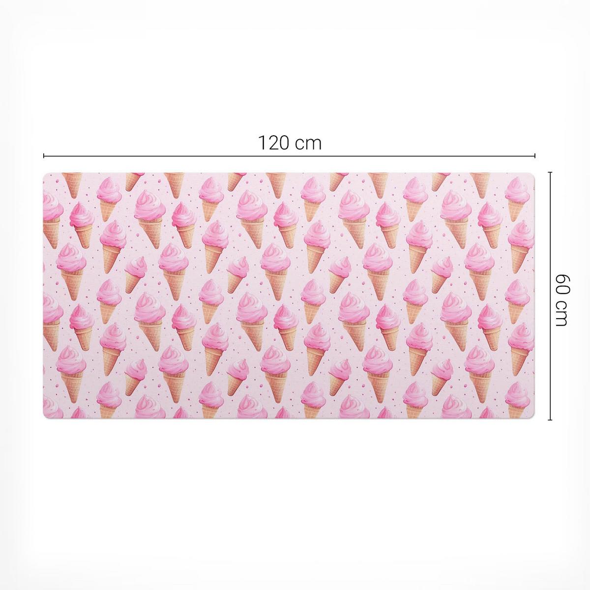 SCHREIBTISCHUNTERLAGE 120x60 cm Rosa - Hellrosa, Kunststoff (120/60/1.6cm) - Wallfluent