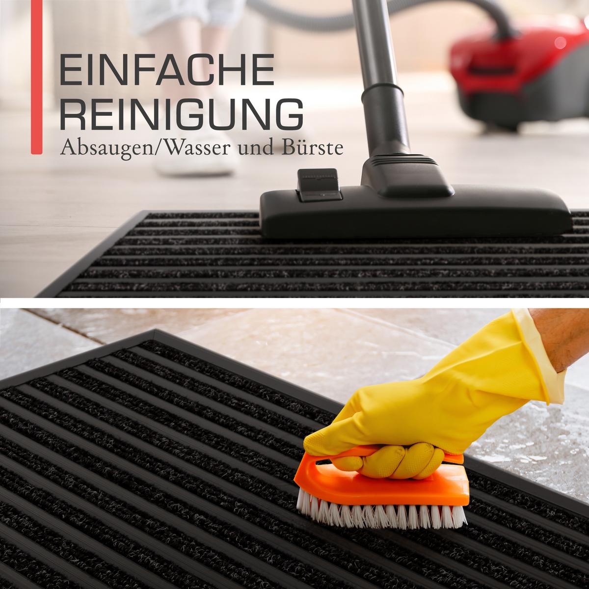 ALU-FUSSMATTE AluGant DL - Anthrazit, Metall (100/70cm) - BoMoe