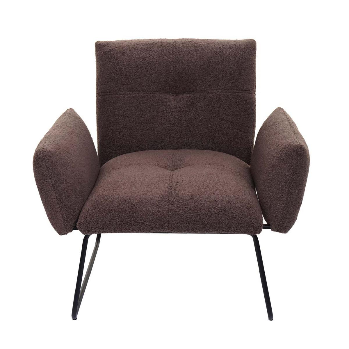 LOUNGE-SESSEL Braun - Braun, Textil (87/79/70cm) - MCW