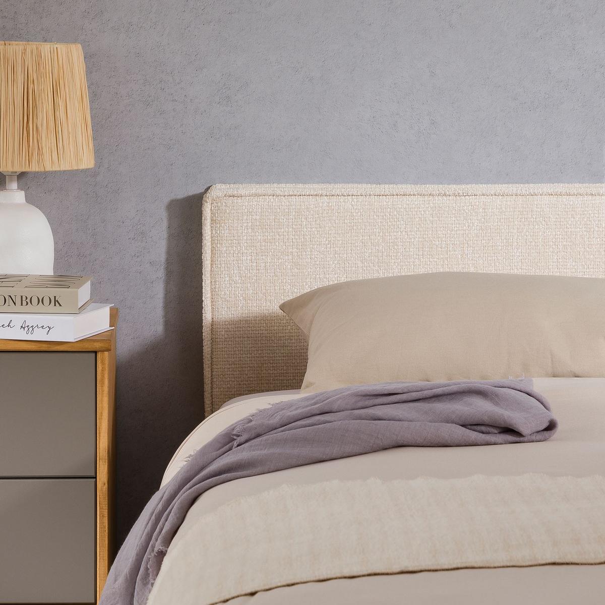 KOPFTEIL YOLAN 90x190 cm weiß - Weiß, Textil (91/69/6cm) - IDIMEX