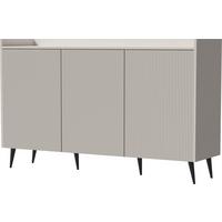 SIDEBOARD Arysa in Beige Kaschmir 92/150/41 cm - Kaschmir/Beige, Holzwerkstoff/Metall (150/92/41cm) - WFL GROUP