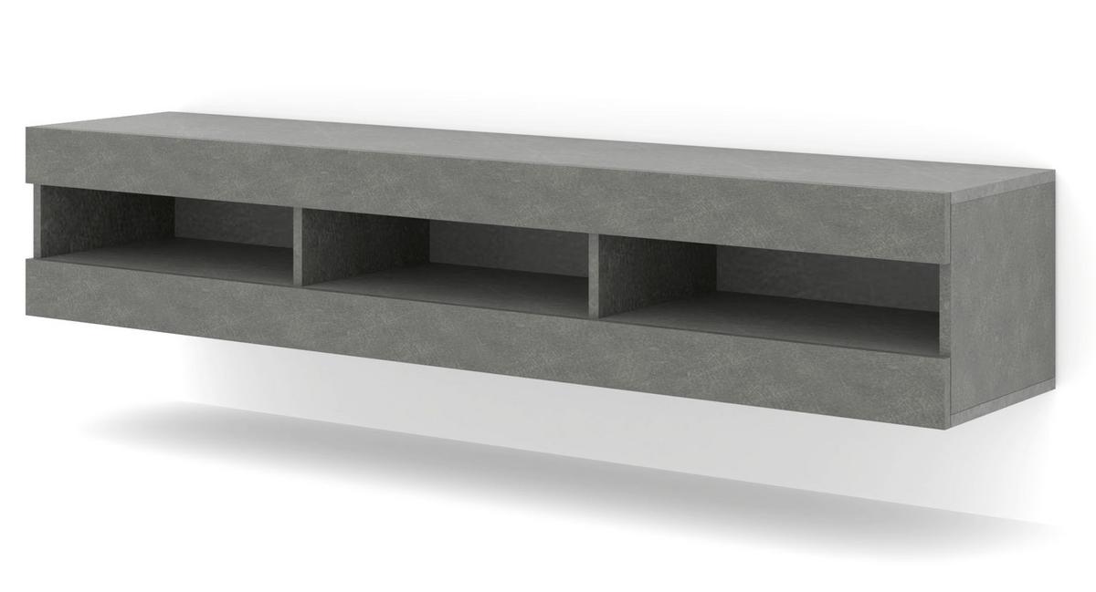 TV LOWBOARD Matera Grau 160/32/35 - Grau, Holzwerkstoff (160/32/35cm) - RAUMHIRSCH FURNITURE