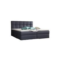 BOXBETT Arturo In Kunstleder Soft - Anthrazit, Holzwerkstoff/Textil (180/200cm) - Fun Möbel