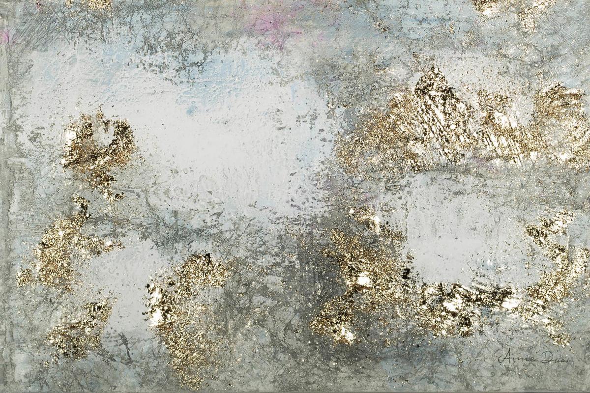 ACRYLBILD HANDGEMALT 80/120 cm - Grau, Holz/Textil (80/120cm) - KUNSTLOFT