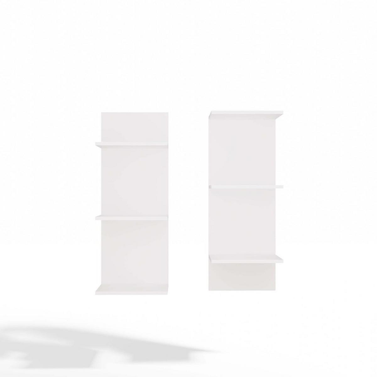 BÜCHERREGAL Weiß 35/180/30 - Weiß, Holzwerkstoff (35/180/30cm) - RAUMHIRSCH FURNITURE