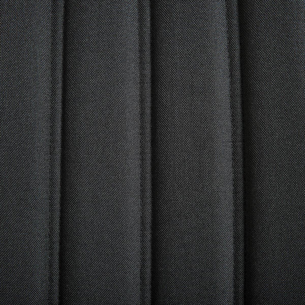 ESSZIMMERSTUHL 2er-Set Polsterbezug Schwarz Calgary - Schwarz, Holz/Textil (45/84/53cm) - Beliani