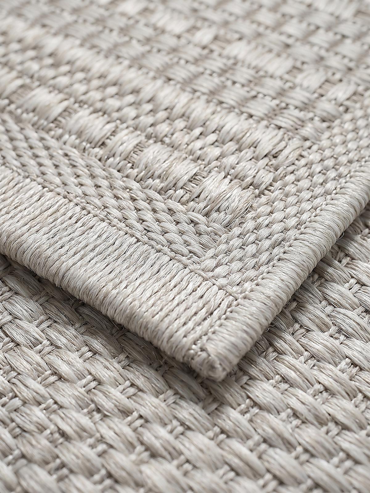 FLACHWEBTEPPICH NURE Polypropylen - Creme, Textil (160/220cm) - KADIMA DESIGN