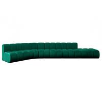 ECKSOFA modulares Sofa Brilo-L2 - 471x174x70 cm Grün - Dunkelgrün, Holzwerkstoff/Textil (471/174cm) - ALTDECOR
