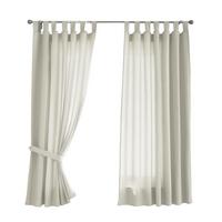 VORHANG 2ER SET POTSDAM HxB 175x140 cm Creme - Creme, Textil (140/175cm) - Gardinenbox