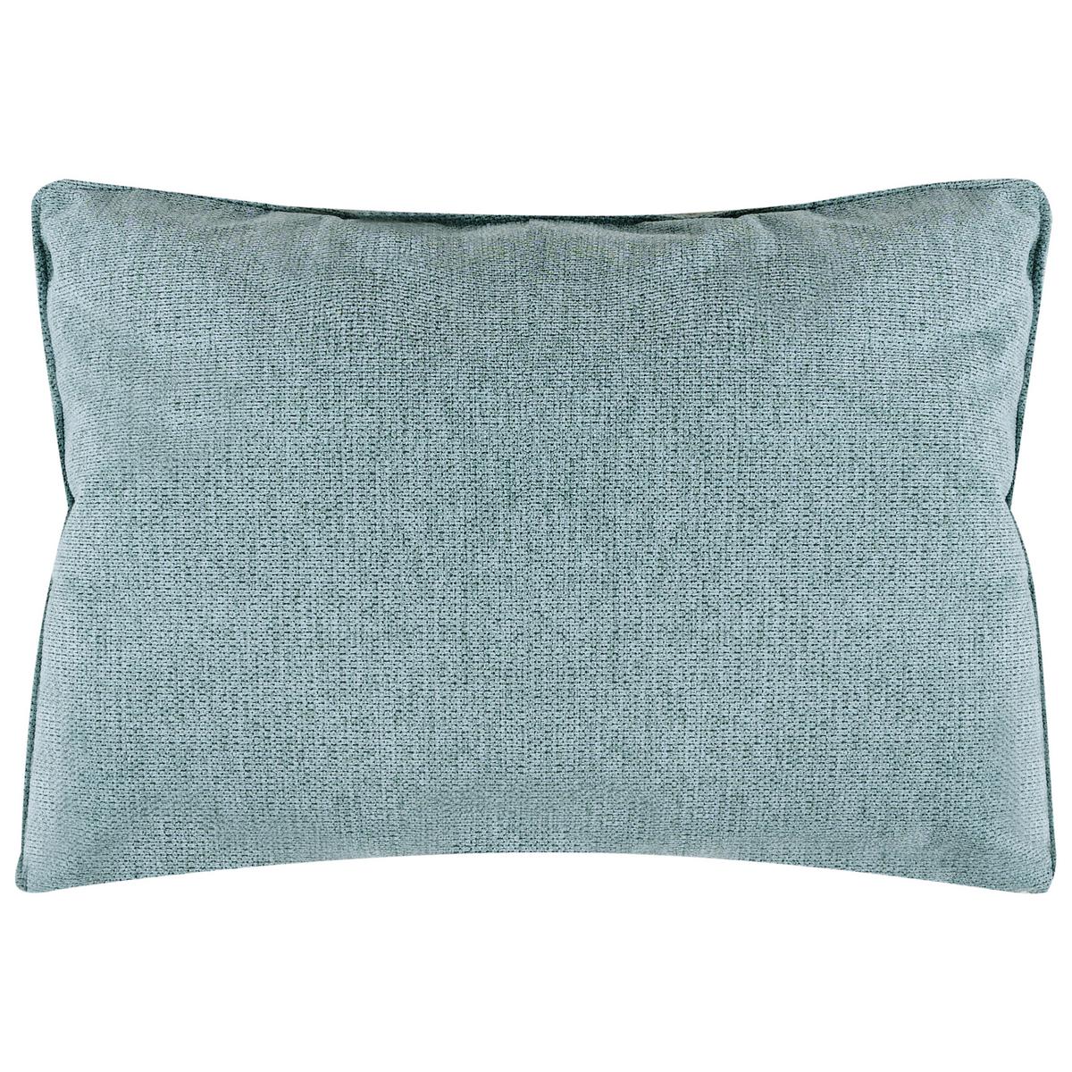 CHAISELONGUE-RECHTSSEITIGE Stoff Hellblau Yerres - Blau/Schwarz, Textil (168/79/87cm) - Beliani
