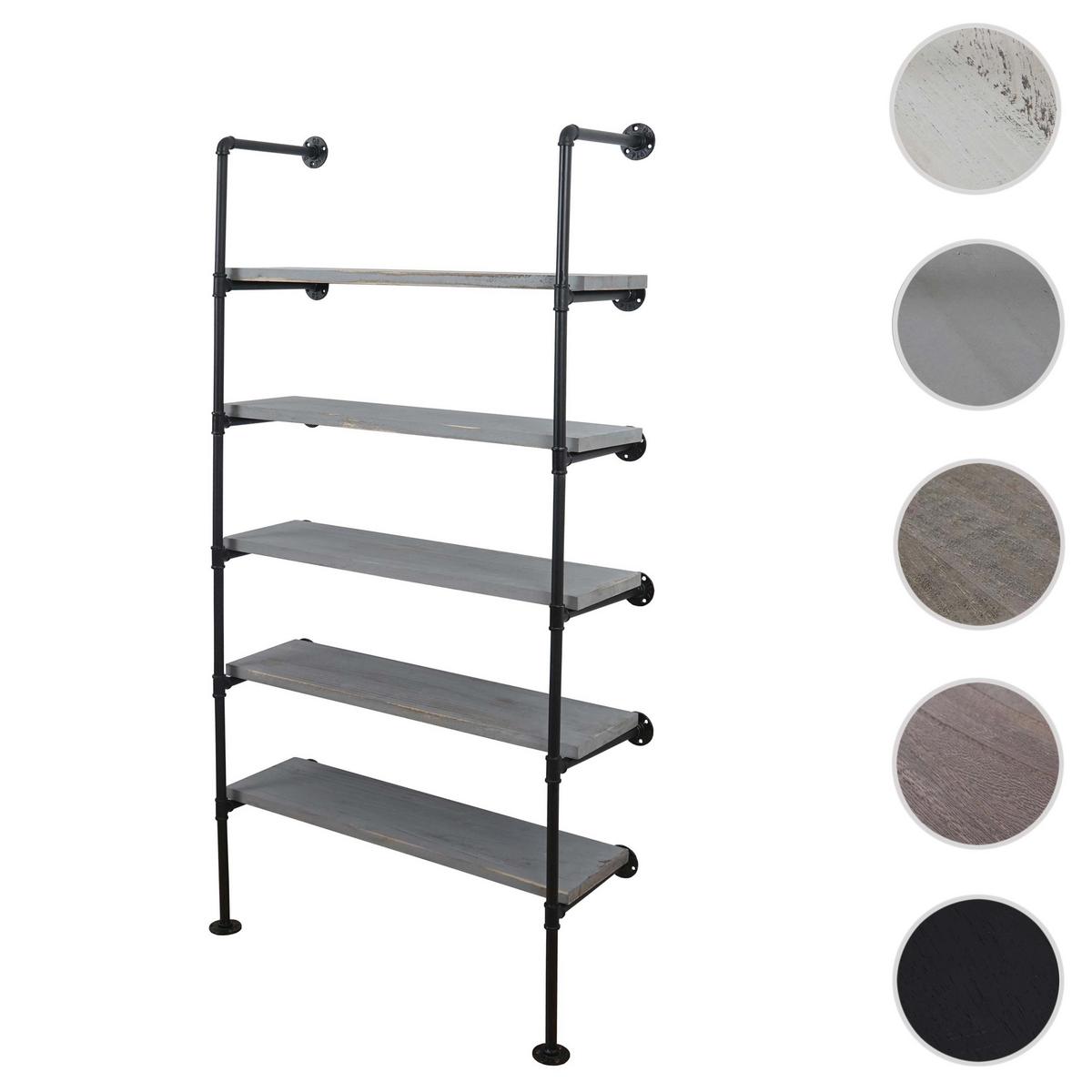 STANDREGAL Grau - Grau, Holz (80/165/28cm) - MCW