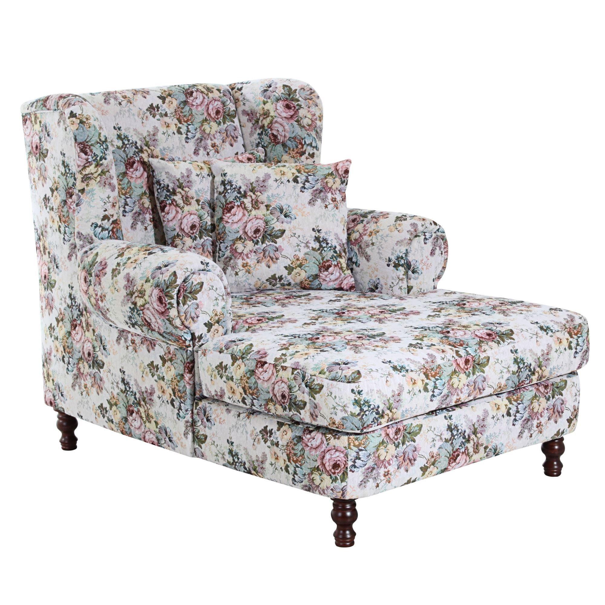 SESSEL XXL Karley Bezug Flachgewebe Buche nussbaum dunkel / rosé - Rosa, Kunststoff (103/103/149cm) - 58aufmkessel