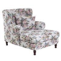SESSEL XXL Karley Bezug Flachgewebe Buche nussbaum dunkel / rosé - Rosa, Kunststoff (103/103/149cm) - 58aufmkessel