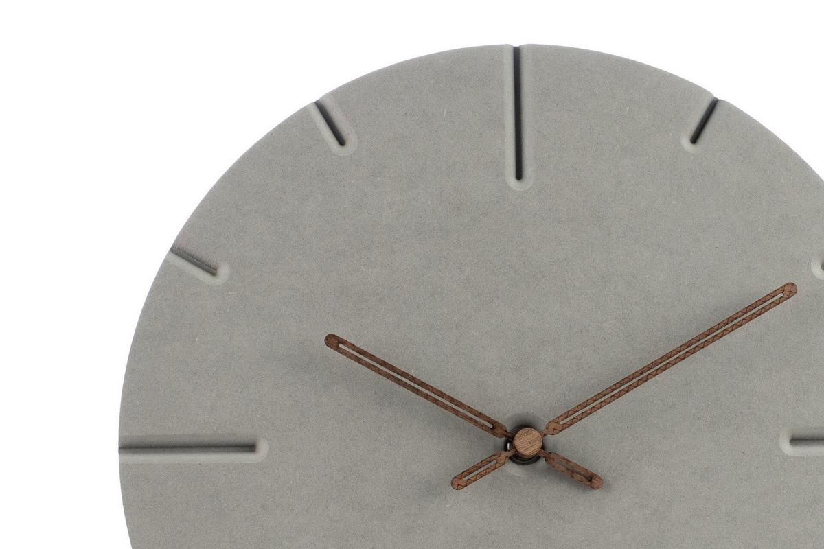 WANDUHR Design Grau 29/29 cm - Grau, Holzwerkstoff (0.6/29/1cm) - ONZENO