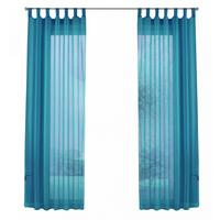 SCHLAUFENGARDINEN Voile 2er Set 225x140 cm Türkis - Türkis, Textil (140/225cm) - Gardinenbox.eu