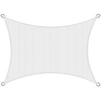 SONNENSEGEL SolVision HS9 200/300 cm rechteckig Weiß HDPE - Weiß, Kunststoff (300/200cm) - Sol Royal
