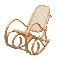 SCHAUKELSTUHL Eiche Dekor - Eichefarben/Beige, Holz (55/90/96cm) - MCW