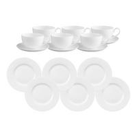 KAFFEESERVICE Royal weiß 18-tlg. - Weiß, Keramik (2/2/2cm) - Villeroy & Boch