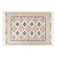 TEPPICH geflochten Terkos 200/140 cm - Multicolor, Naturmaterialien (140/200cm) - Beliani