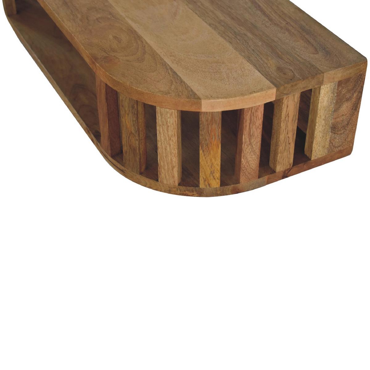 KONSOLENTISCH Schwebend Ariella - Braun, Holz (70/30/15cm) - Artisan Furniture