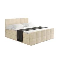 BOXBETT mit Matratze H4 und Lattenrost - LIRO-Z - 160x200 - Beige Monolith - Beige, Holzwerkstoff (160/200cm) - ALTDECOR