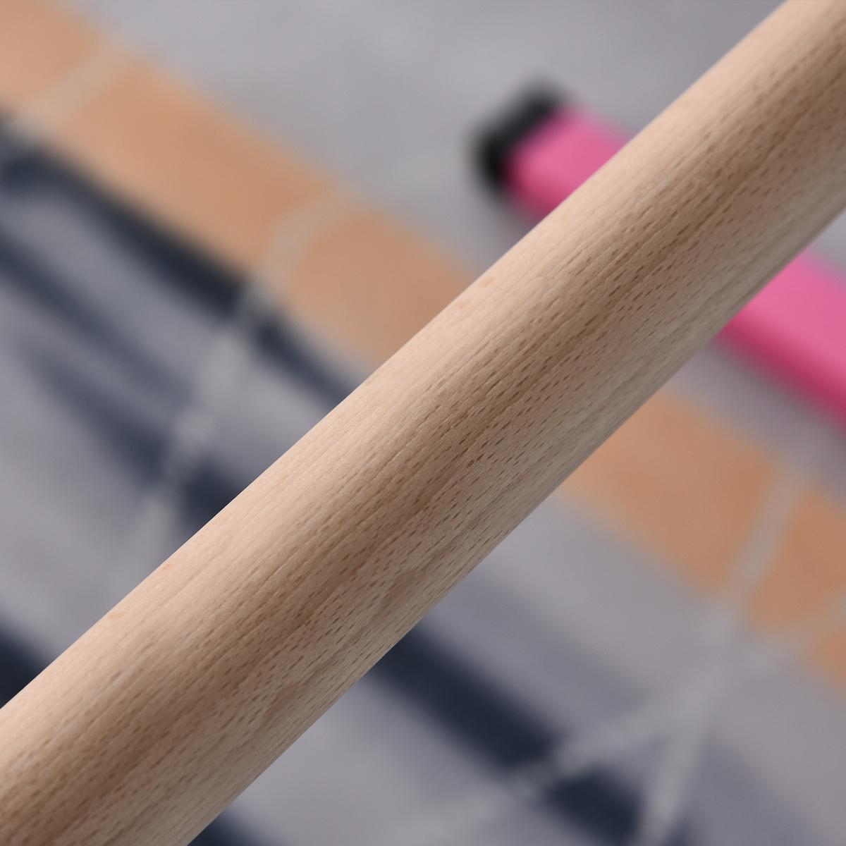 GYMNASTIK Turnreck Reckstange Turnstangen 13-stufige höhenverstellbar Rosa - Rosa, Metall (121/194cm) - HOMCOM