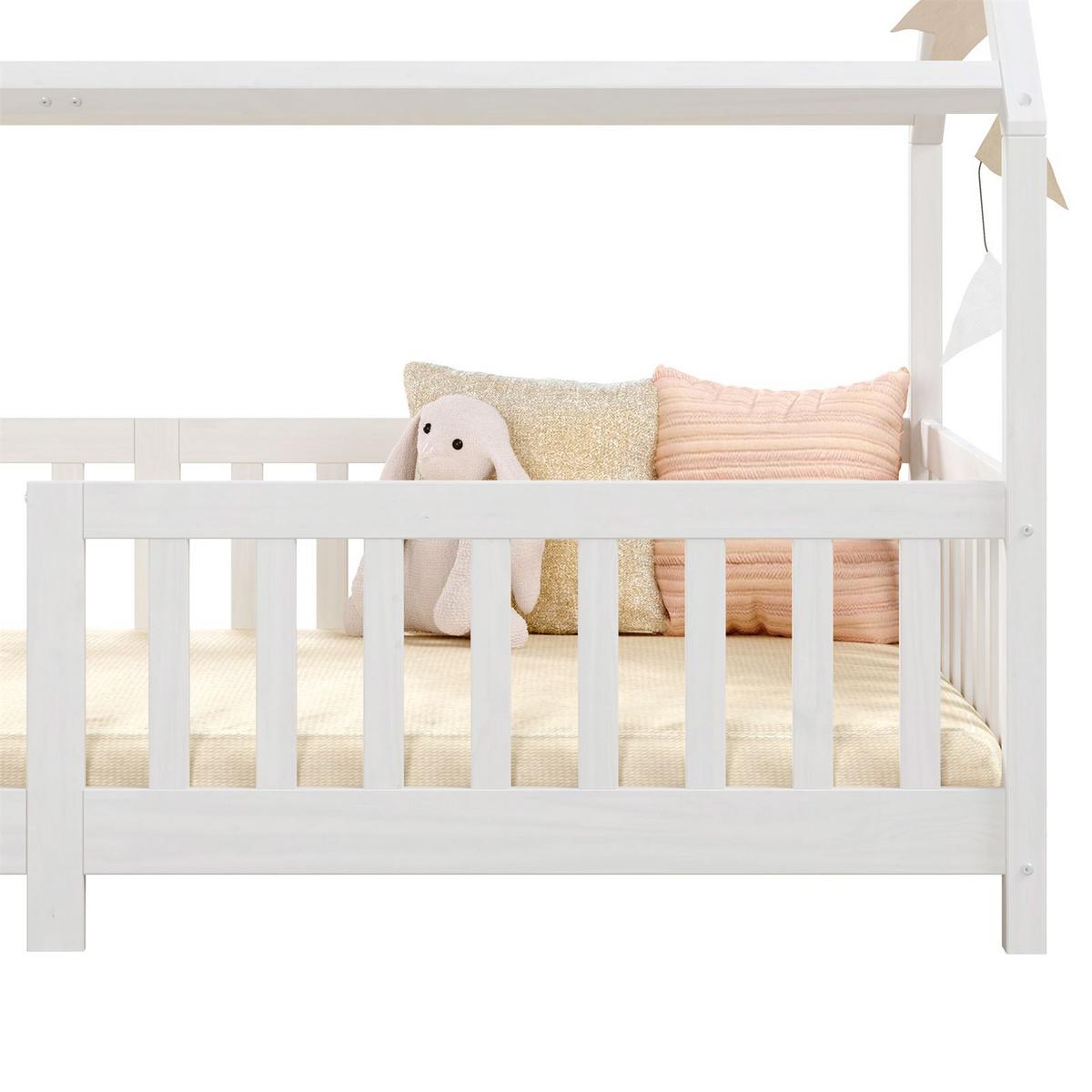 HAUSBETT NINA 90x200 cm weiß - Weiß, Holz (96/135/206cm) - IDIMEX