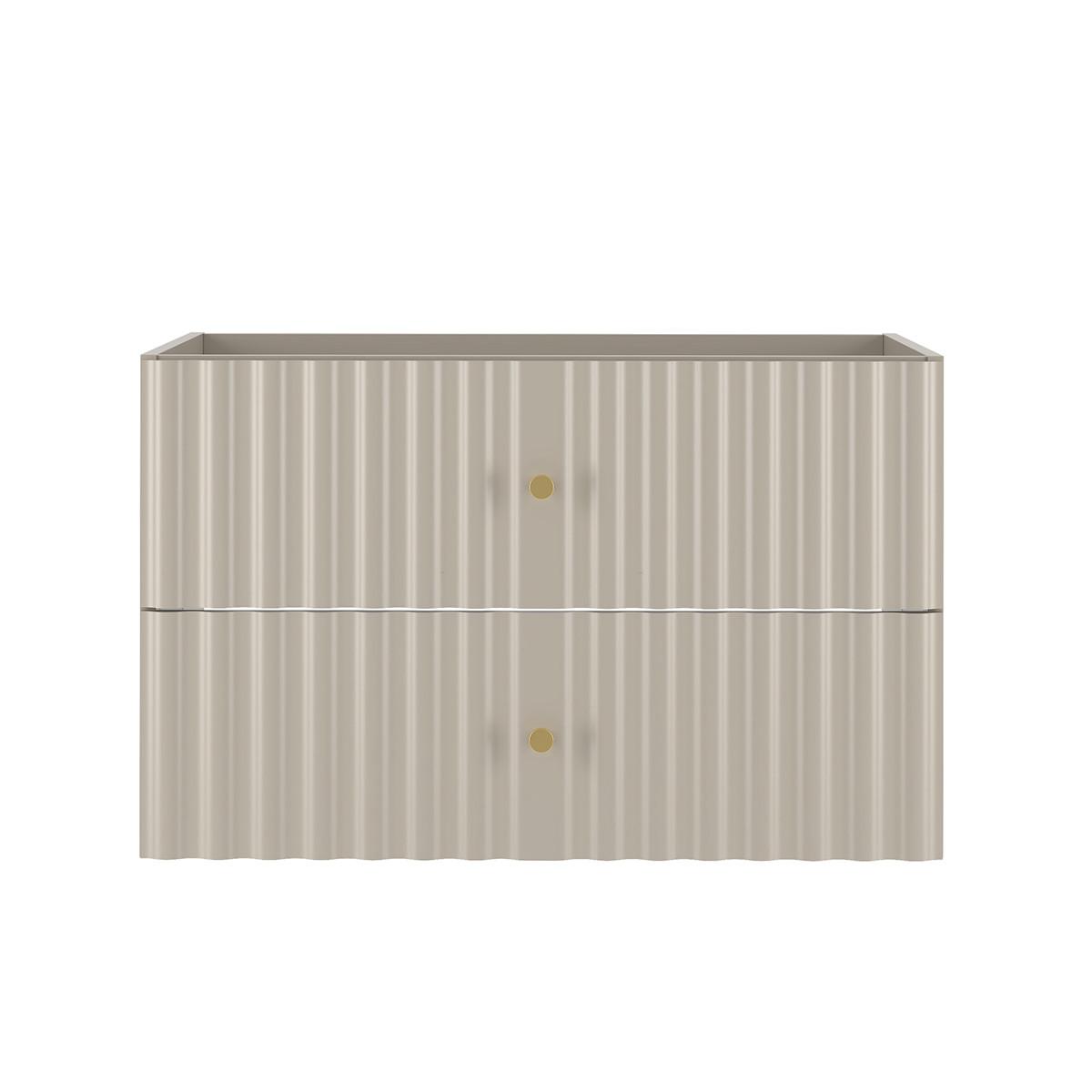 WASCHTISCHUNTERSCHRANK 80cm Izae Kaschmir - Beige, Holzwerkstoff (80/50/45.8cm) - Petits-meubles