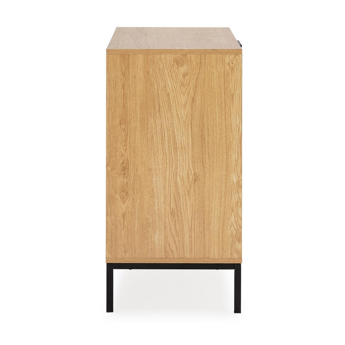 KOMMODE 80/80/40 Monica Eichenfarbe - Honigeiche, Holzwerkstoff (80/80/40cm) - VS Venta-stock