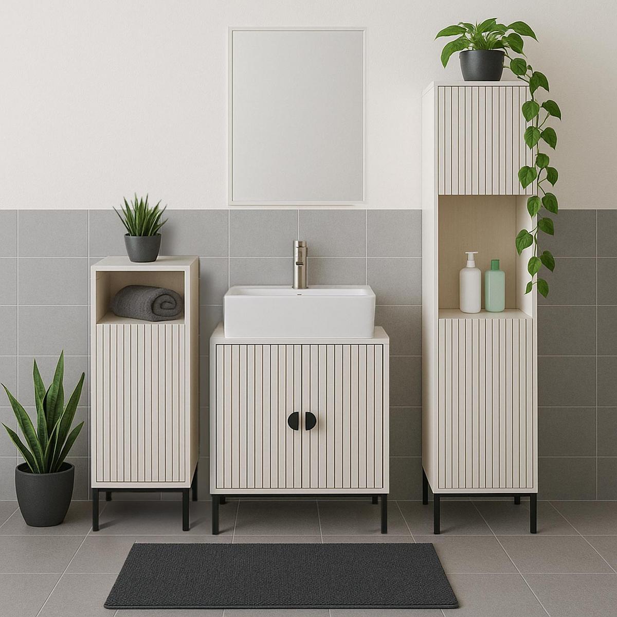KOMMODE Beige - Beige, Holzwerkstoff (39/98/30cm) - MCW