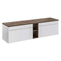 WASCHTISCHUNTERSCHRANK 180cm Zelie Weiß - Weiß, Holzwerkstoff (180/48/46cm) - Petits-meubles