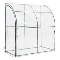GEWÄCHSHAUS Juta - Transparent, Kunststoff (100/215/200cm) - [en.casa]