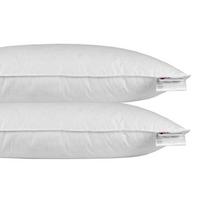 KOPFKISSEN 2er-Set, Super-Mikrofaser 40/80 cm - Weiß, Textil (40/80cm) - Homescapes