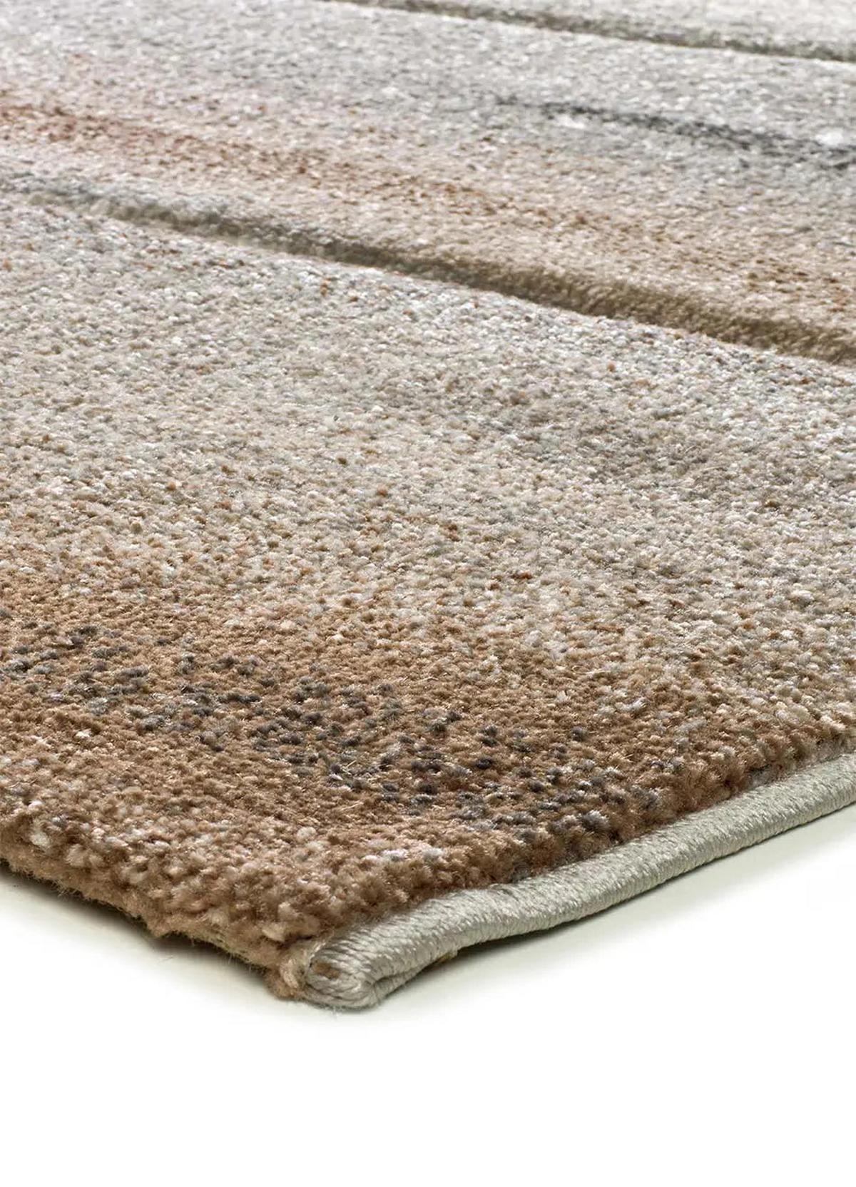KURZFLORTEPPICH Beige / Braun Badet 80/150 cm - Beige/Braun, Textil (80/150cm) - Atticgo