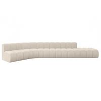 ECKSOFA modulares Sofa Brilo-L2 - 471x174x70 cm Beige - Beige, Holzwerkstoff/Textil (471/174cm) - ALTDECOR