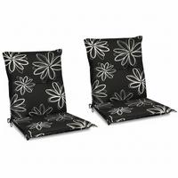 NIEDERLEHNERAUFLAGE Flores 100x50x6cm Ornamente (2tlg) - Multicolor, Textil (50/6/100cm) - Beautissu 