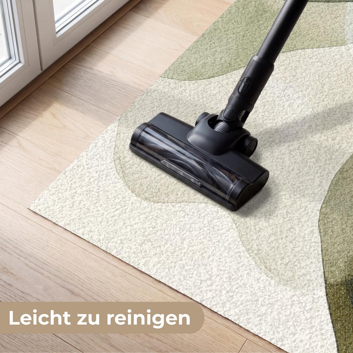 FUSSMATTE Japandi - Abstrakt - Grün Schmutzfangmatte 180x120 cm - Multicolor, Kunststoff (180/0.4cm) - MuchoWow