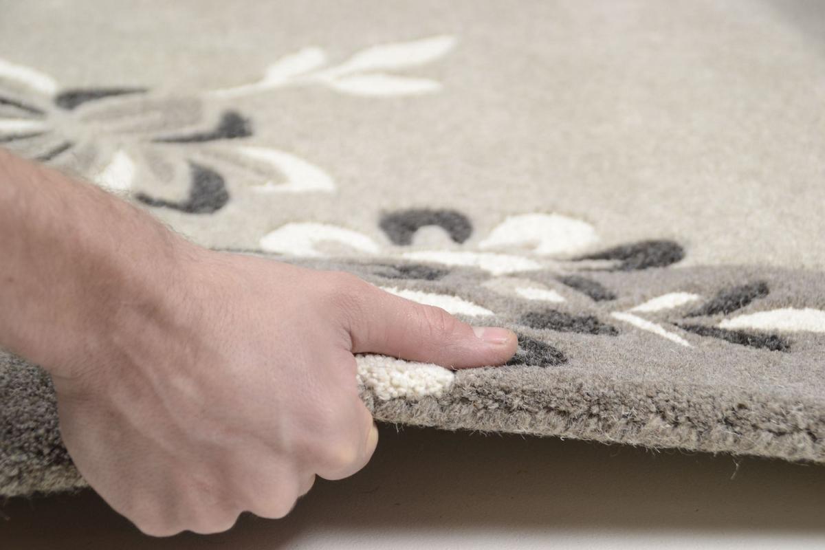 TUFTTEPPICH Napura 160x230 cm - Grau, Textil (160/230cm) - THEKO